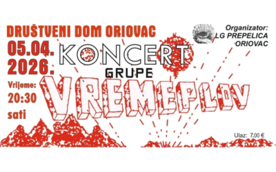 Koncert grupe Vremeplov u Oriovcu