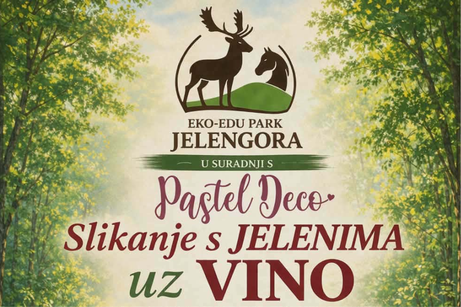 Slikanje s jelenima uz vino