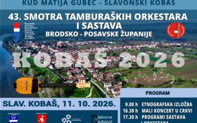 Slavonski Kobaš domaćin 43. Smotre tamburaških orkestara Brodsko-posavske županije
